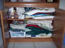 Organizing table linens….
