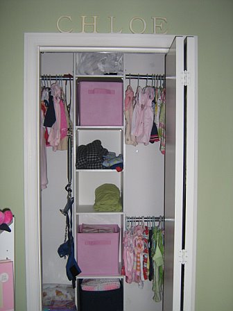 What a difference some purging (ahem) and a closet organizer can make!