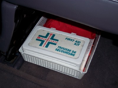     on First Aid Kit Basket  Keeps It From Sliding All Over The Place  Stored