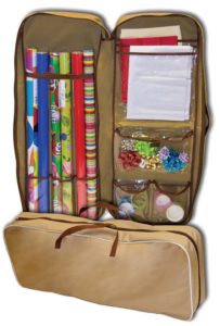 gift wrap storage bag