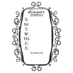 Vinyl Fridge Menu Planner On Sale Now!