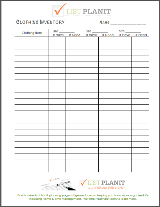 Clothing Order Form Template Free