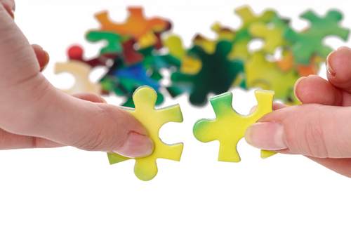 puzzle pieces joined