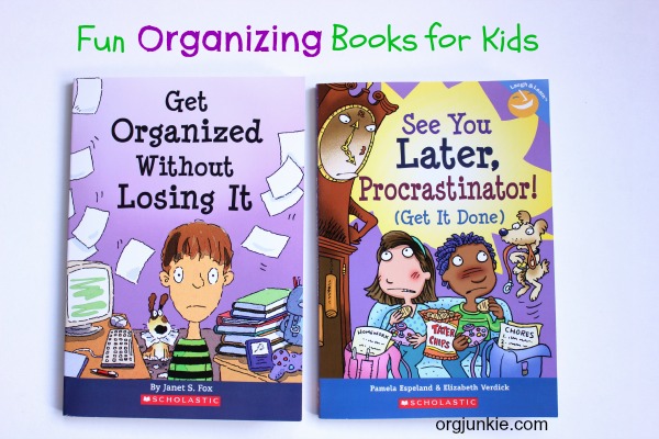 Kids organization tips and books