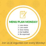 Menu Plan Monday