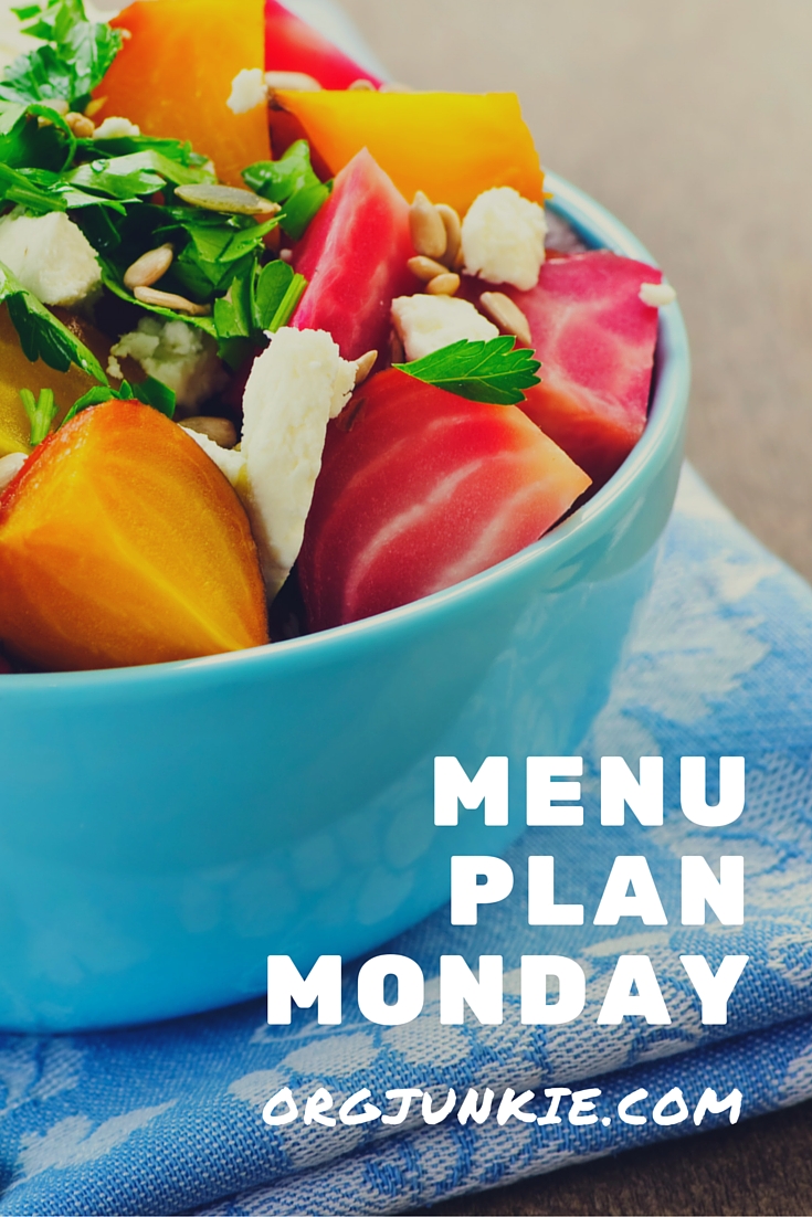 Menu Plan Monday for the week of Aug 1/16 - recipe links and menu planning inspiration at I'm an Organizing Junkie