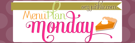 Menu Plan Monday for the week of Nov 3/14