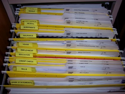 My filing system makeover