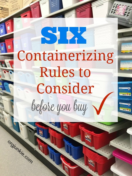 Six Containerizing Rules to Consider Before You Buy