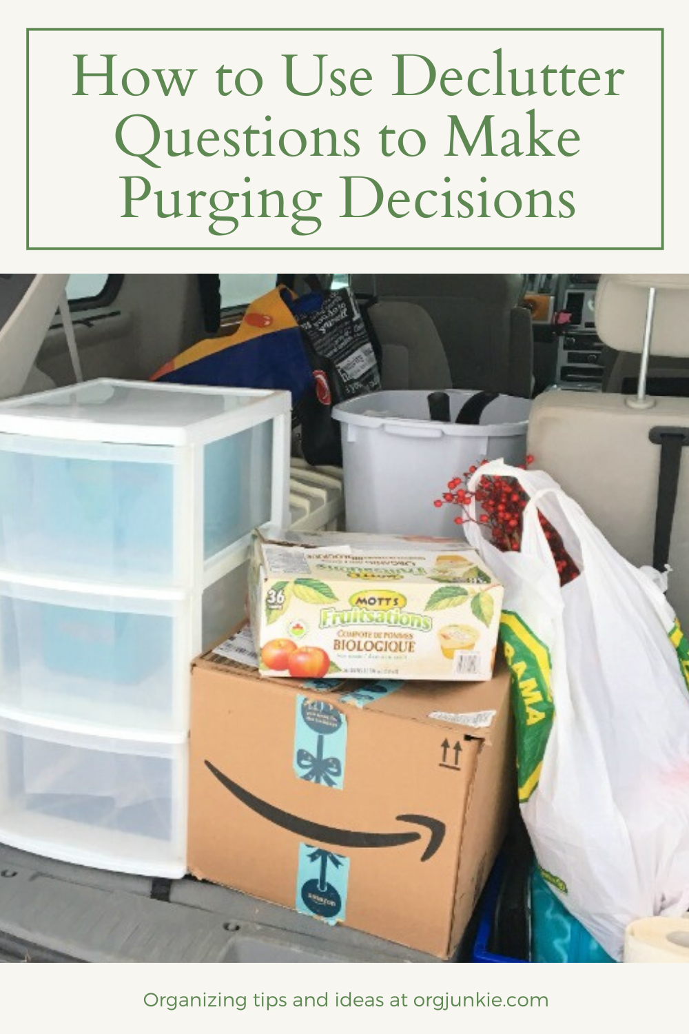 How to Use Declutter Questions to Make Purging Decisions