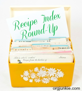 recipe index roundup
