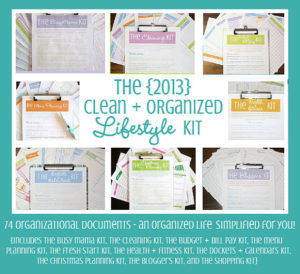 clean+organized lifestyle kit