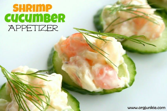 Shrimp Cucumber Appetizer