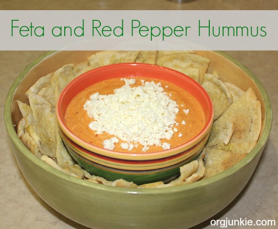 Feta and Red Pepper Hummus