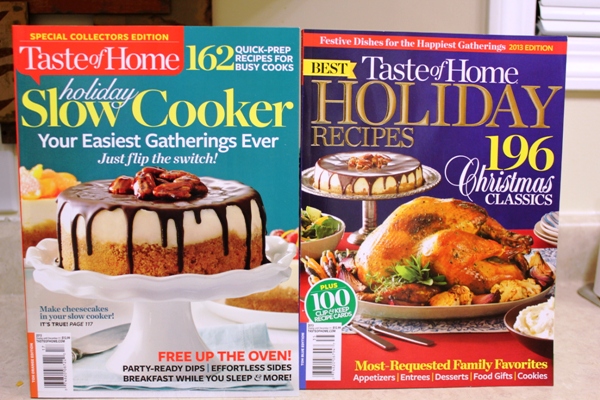 Taste of Home Holiday Cookbooks