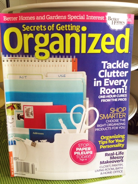 Secrets of Getting Organized magazine at I'm an Organizing Junkie
