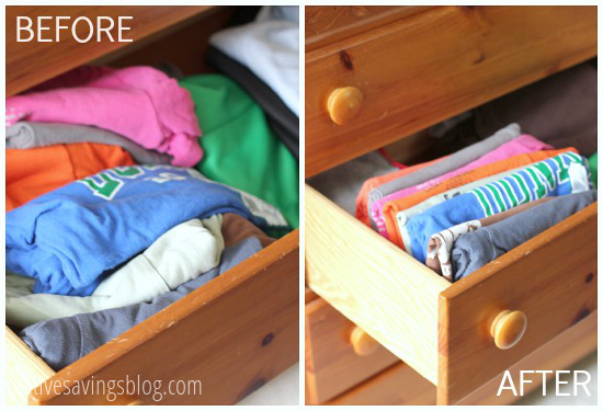 How to Organize Your T-Shirts