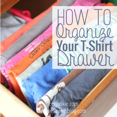 How to Organize Your T-Shirt Drawer