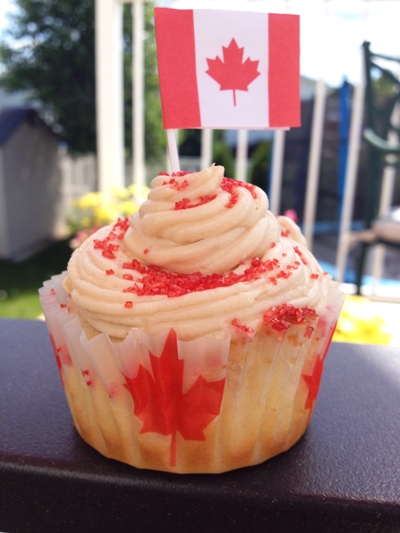 Canada Day Cupcakes