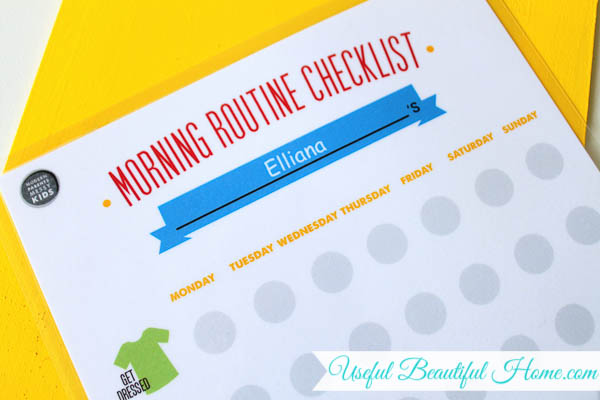 Cute-morning-routine-checklist-for-organizing-the-school-mornings