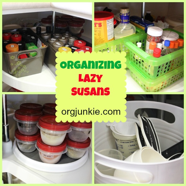 Organizing Lazy Susans, Lazy Susan Storage Ideas