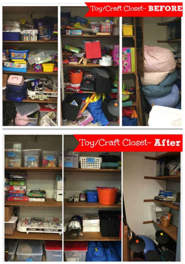 Toy Closet Before and After