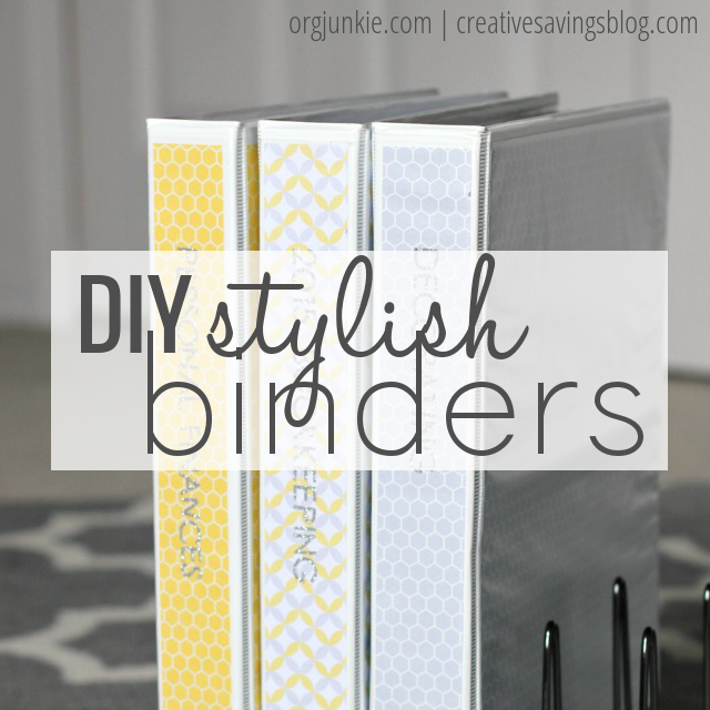 Diy Stylish Binders - Diy Binders