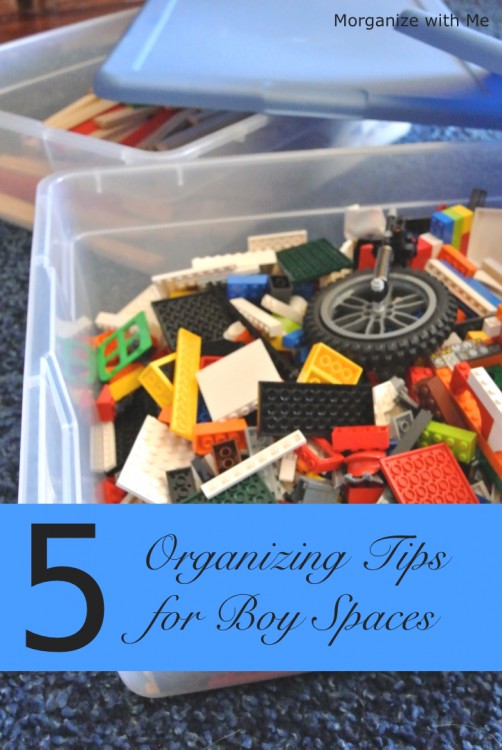 5 Organizing Tips for Boy Spaces at I'm an Organizing Junkie blog