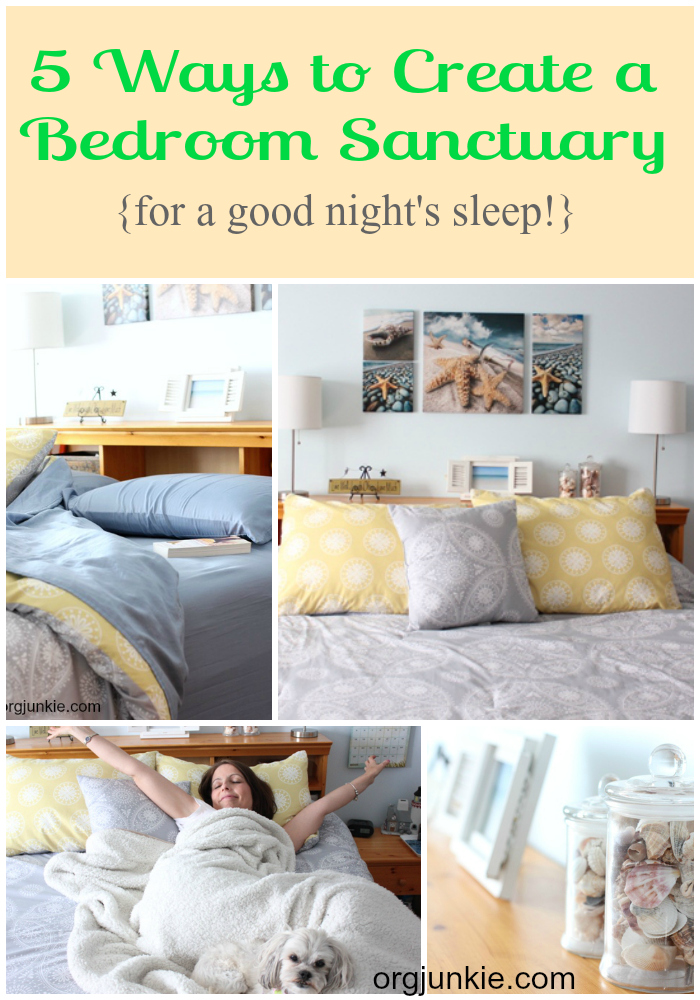 5 Ways to Create a Bedroom Sanctuary for a good night's sleep