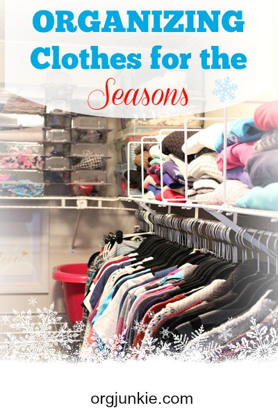Clothes Organizing for the Seasons