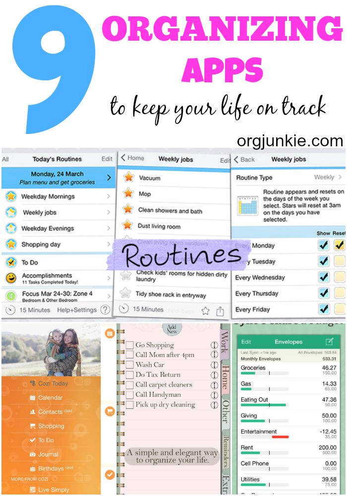 Favorite Organizing Apps to Keep Your Life on Track