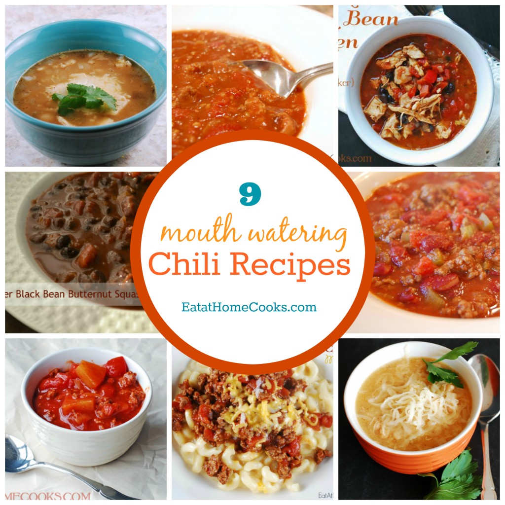 9 Mouth Watering Chili Recipes