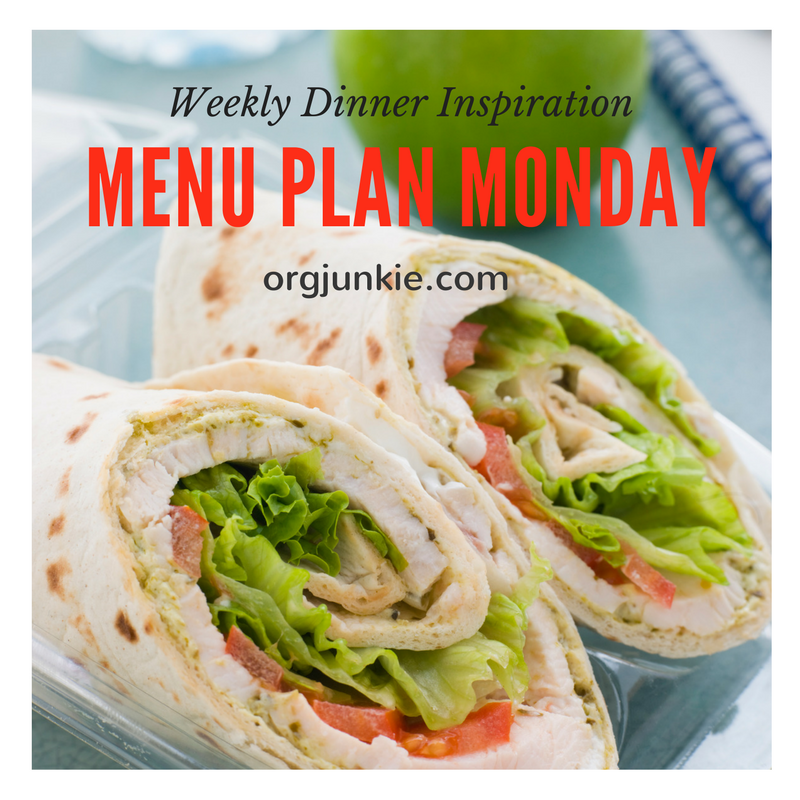Menu plan Monday for the week of June 19/17 - weekly dinner inspiration to help you get dinner on the table each night without all the stress and chaos