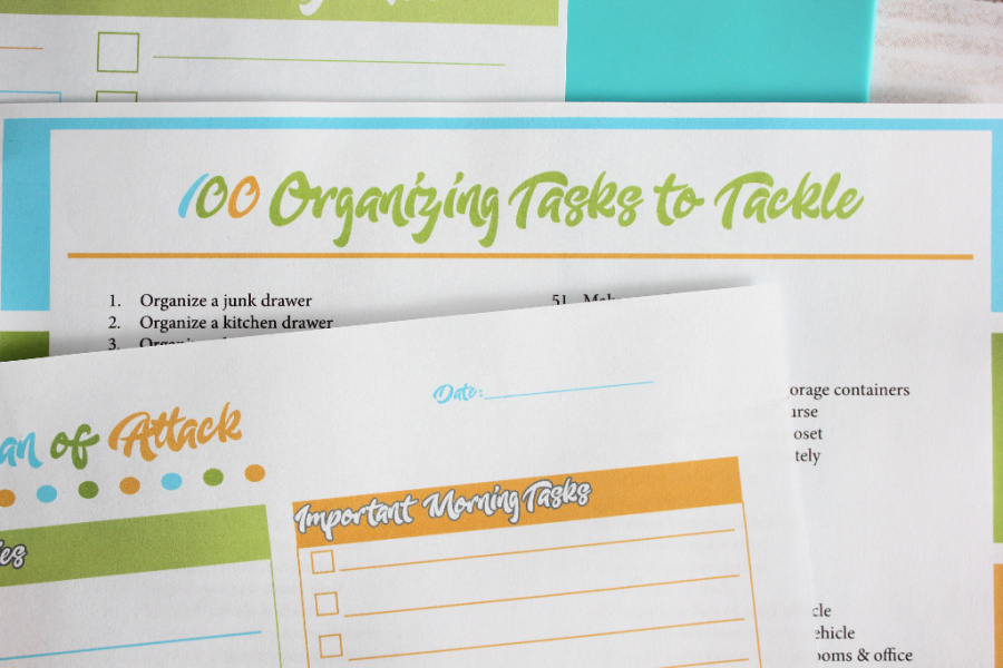 Free Printables for an Organized Day and Week!