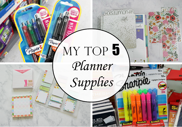 My Top 5 Favorite Planner Supplies at I'm an Organizing Junkie blog