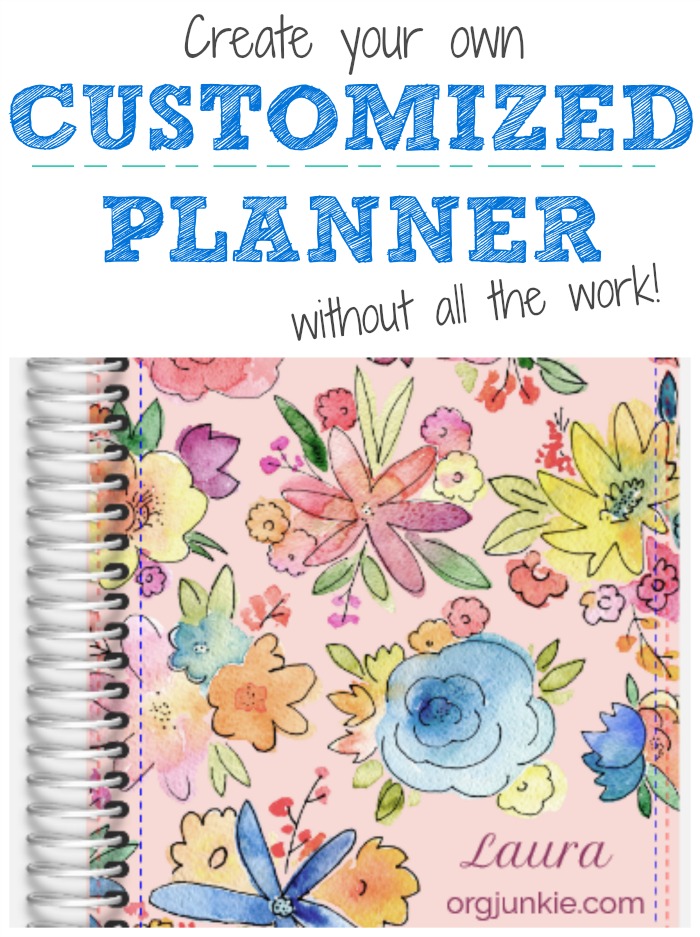 Create Your Own Customized Planner Without all the Work with Purple Trail at I'm an Organizing Junkie blog