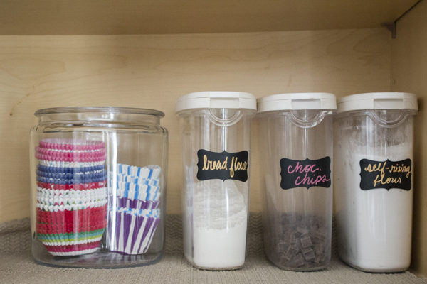 4 Tips for Kitchen Organizing Using Canisters at I'm an Organizing Junkie blog
