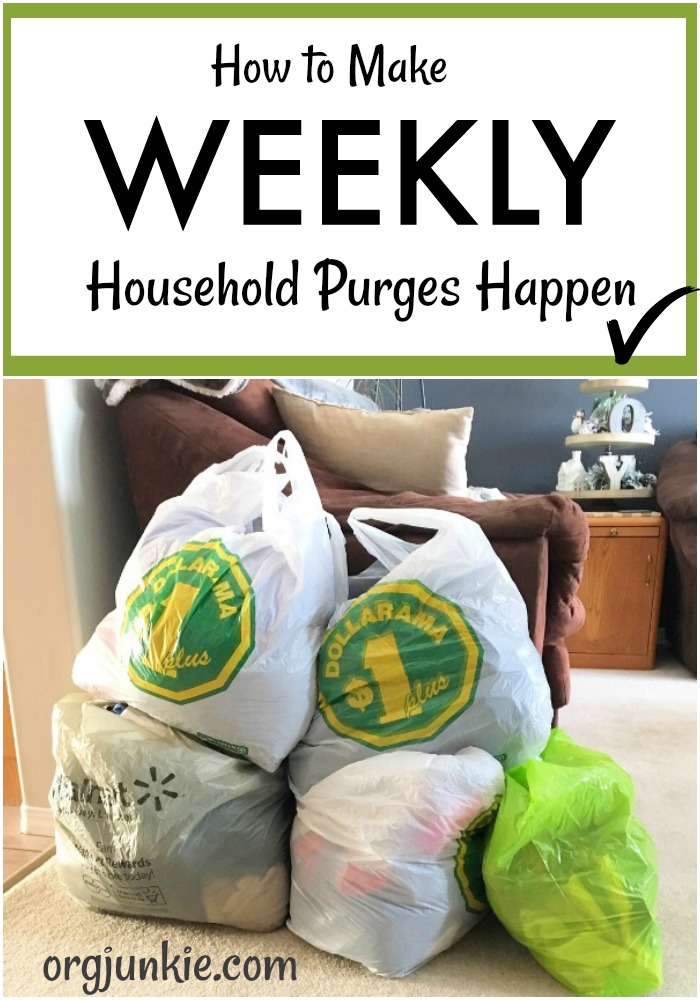 How to Make Weekly Household Purges Happen