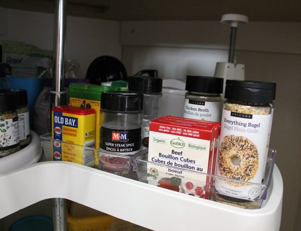 lazy susan cabinet spices