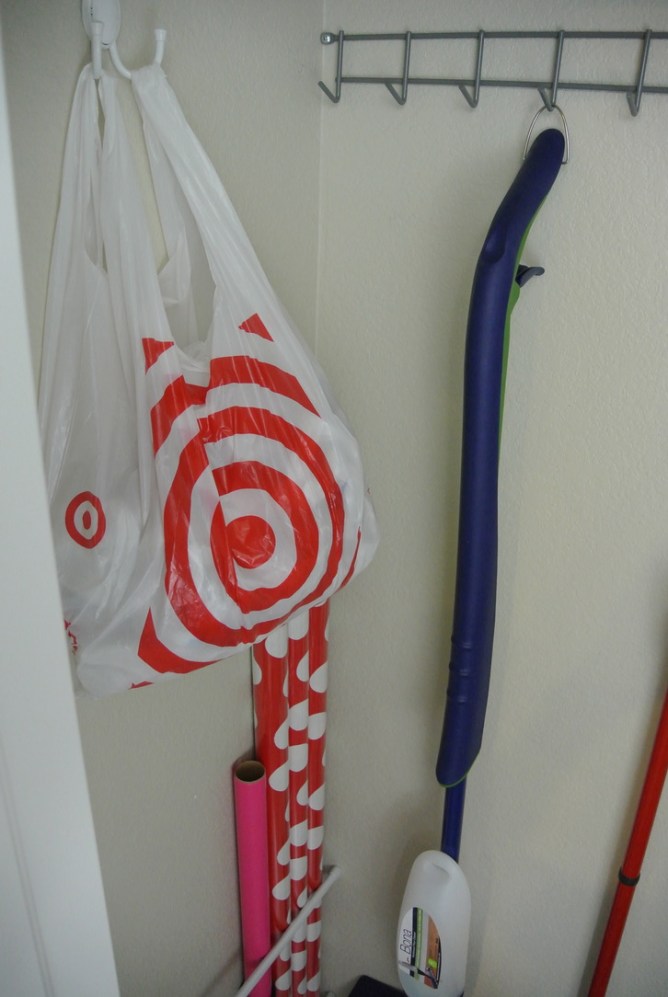 Three Tips for Organizing a Small Broom Closet at I'm an Organizing Junkie blog