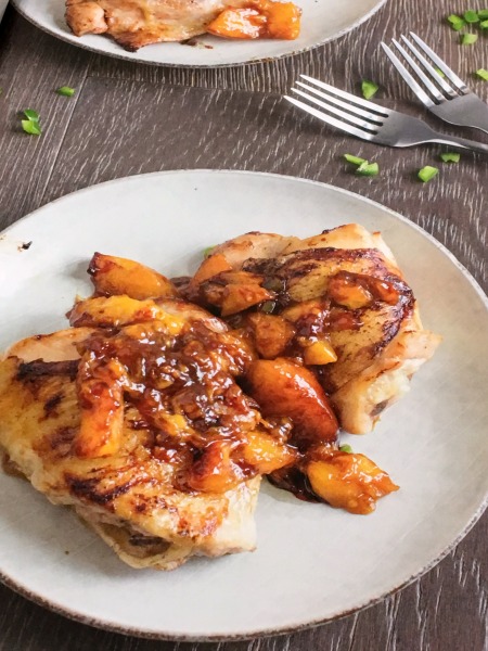 Sticky Sweet and Sour Chicken Thighs