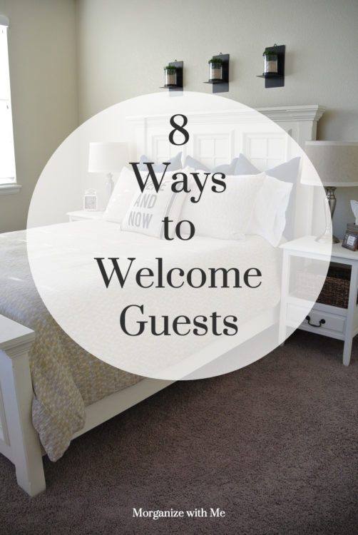 8 Ways to Welcome Guests at the Holidays at I'm an Organizing Junkie blog