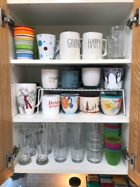 coffee cup cupboard after