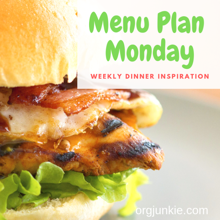 Menu Plan Monday Archives - I'm an Organizing Junkie