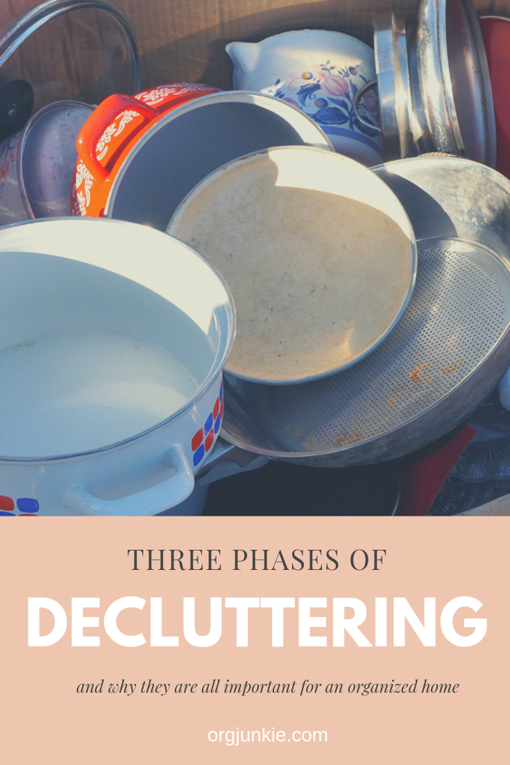 Three Phases of Decluttering and Why They All Are Important for an Organized Home