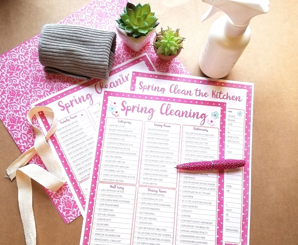 How to Get Chores Done When Your Time & Energy Are Limited with free printables