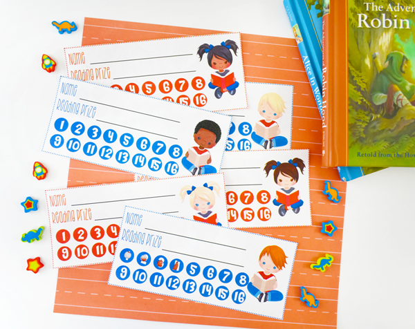 Free Printable Reading Punch Cards