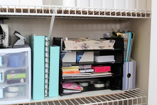 My Organized Office Closet