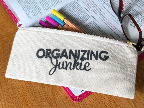 Organizing Junkie pencil case