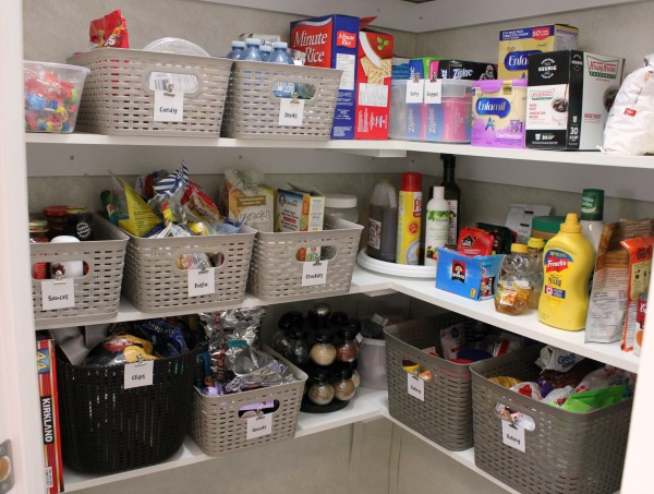An Organized Kitchen Pantry Makeover after